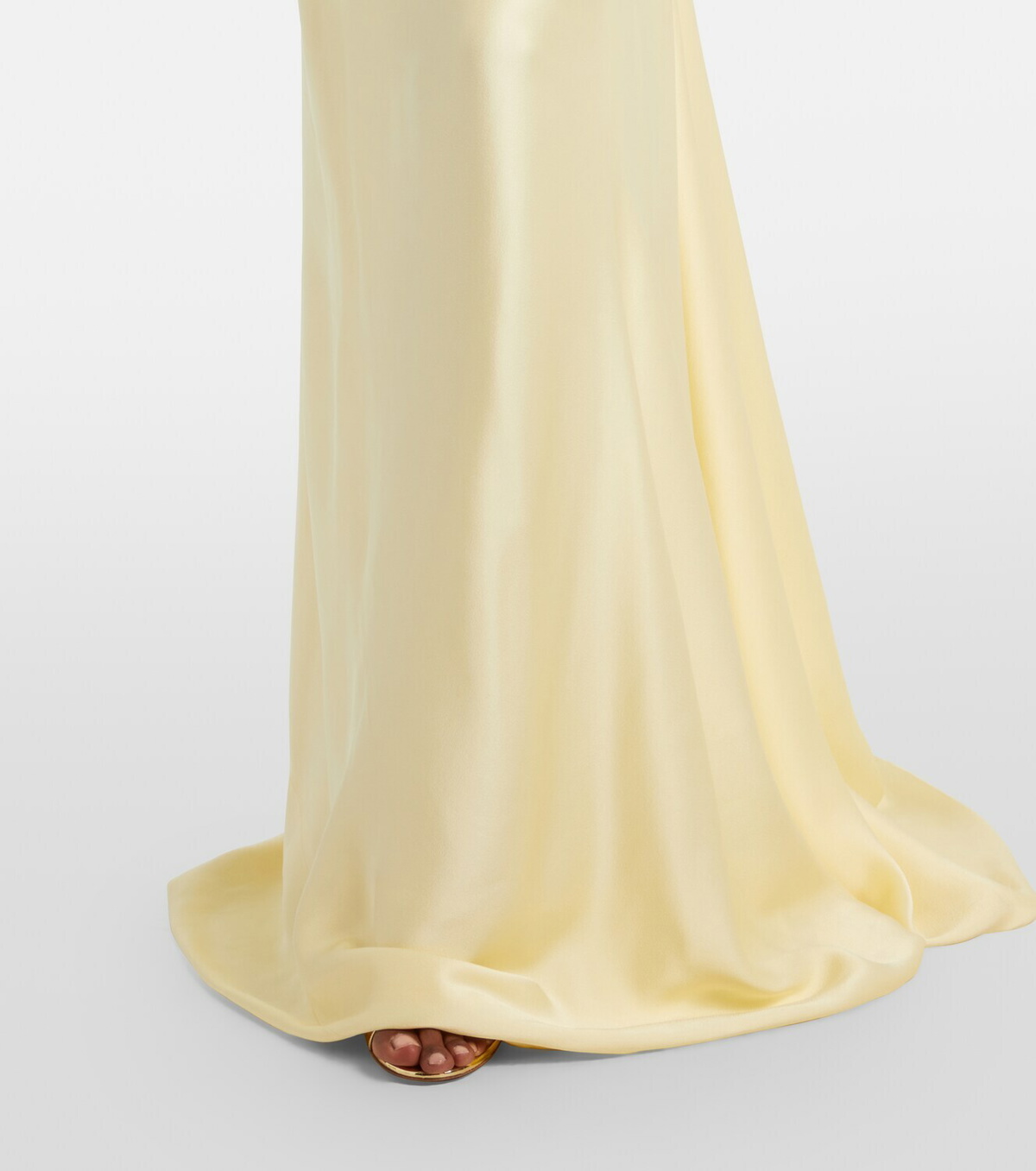 Vivienne Westwood Nova Vixen scarf-detail satin bustier gown