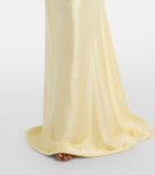Vivienne Westwood Nova Vixen scarf-detail satin bustier gown