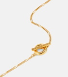 Loewe Nappa twisted sterling silver necklace