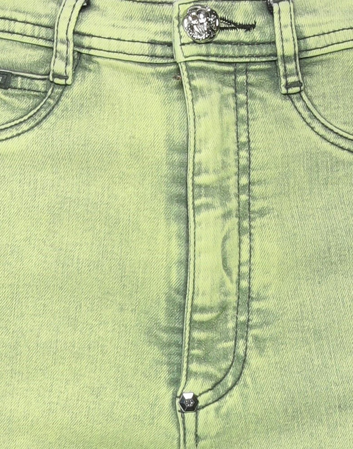 Philipp Plein Womens Jeans Lime in Green