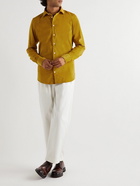 Richard James - Organic Cotton-Needlecord Shirt - Yellow