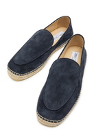 Jimmy Choo Shenton Suede Espadrille Loafers Navy