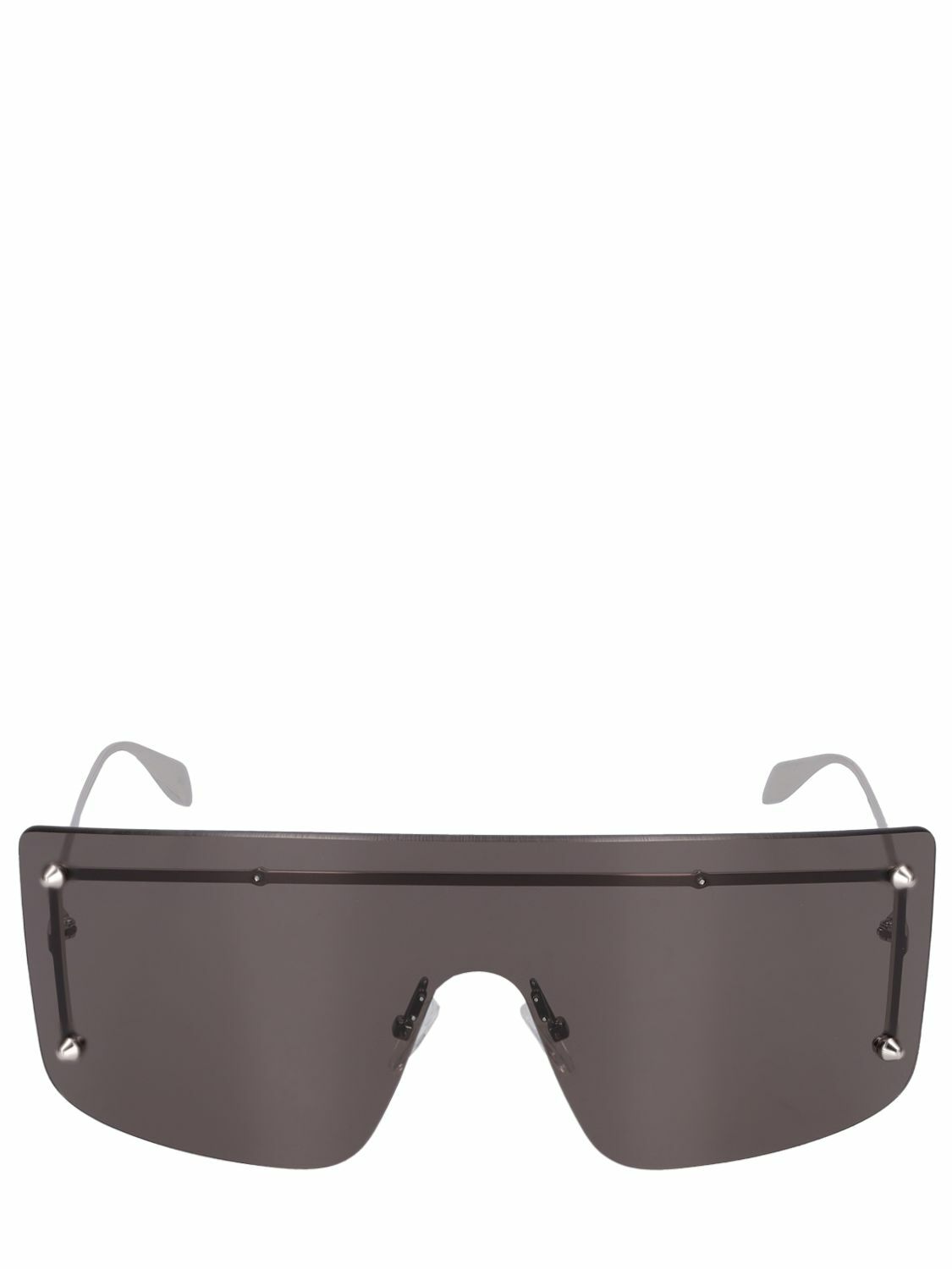 Alexander McQueen Black Metal Sunglasses