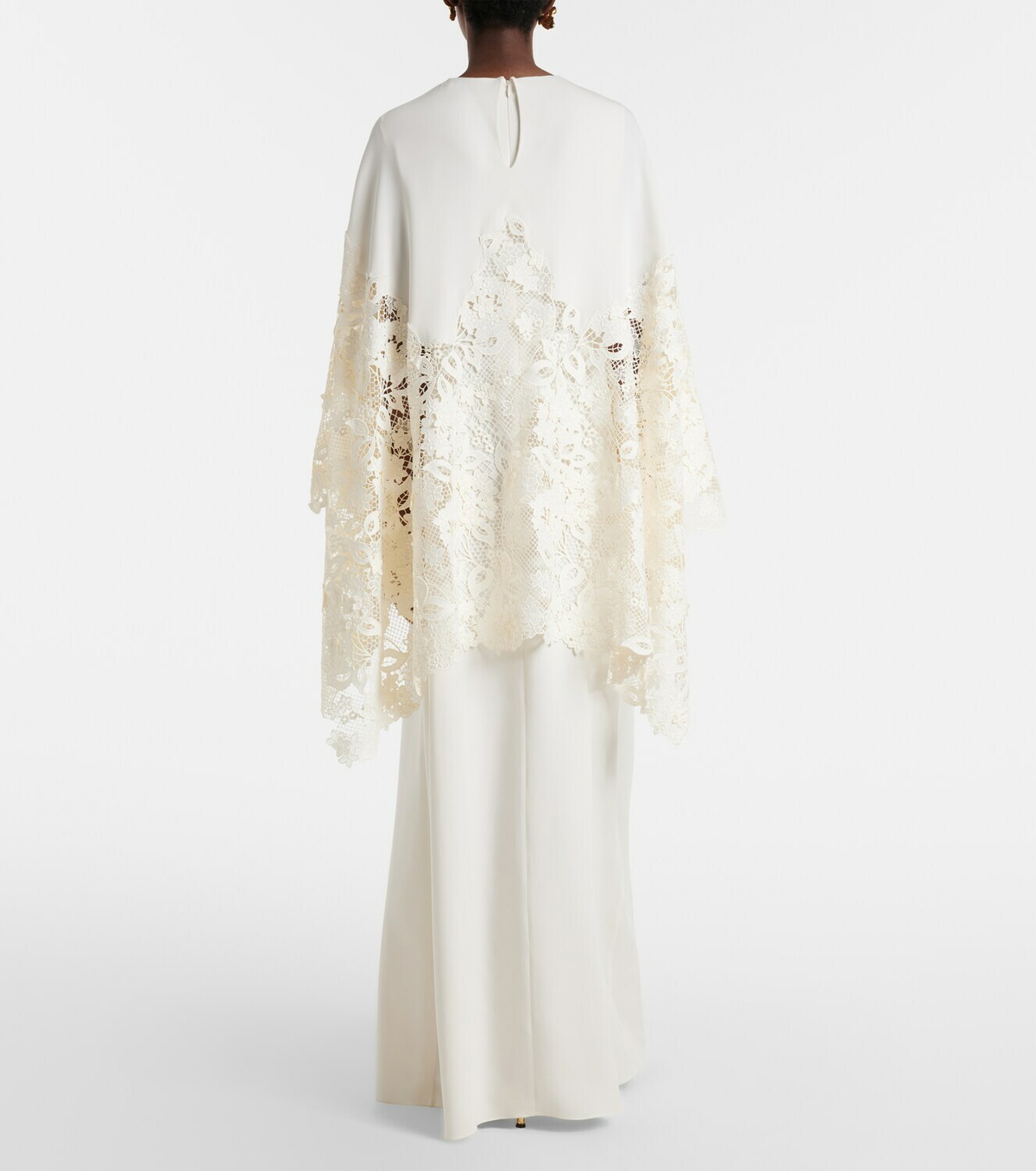 Oscar de la Renta Floral silk-blend kaftan