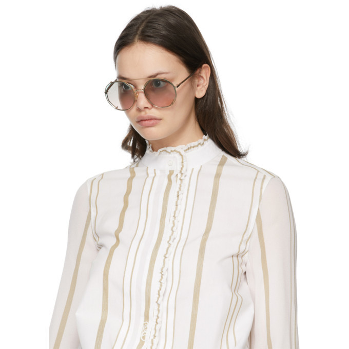 Chloe pilot hot sale sunglasses