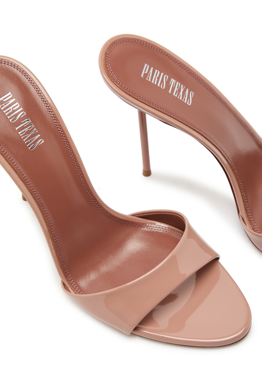 Paris Texas Lidia 105 Patent Leather Mules Pink