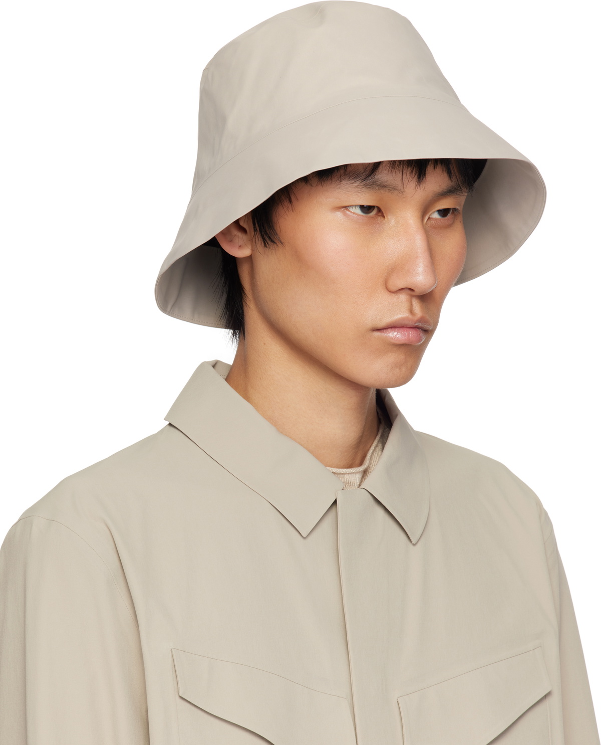 Veilance Taupe Waterproof Bucket Hat Arc'teryx Veilance
