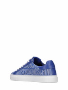 MOSCHINO 20mm Logo Denim Low Top Sneakers