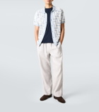 Frescobol Carioca Pinto crochet cotton cardigan