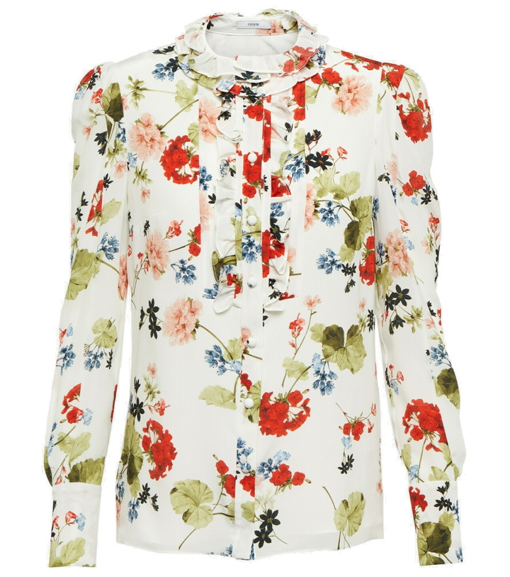 Photo: Erdem - Constance floral silk blouse