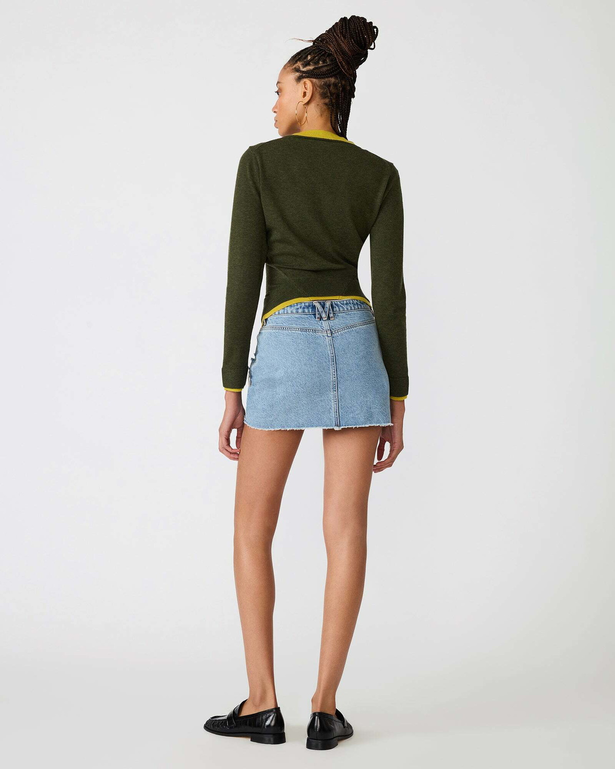 Steve Madden Arwen Cardigan in Olive