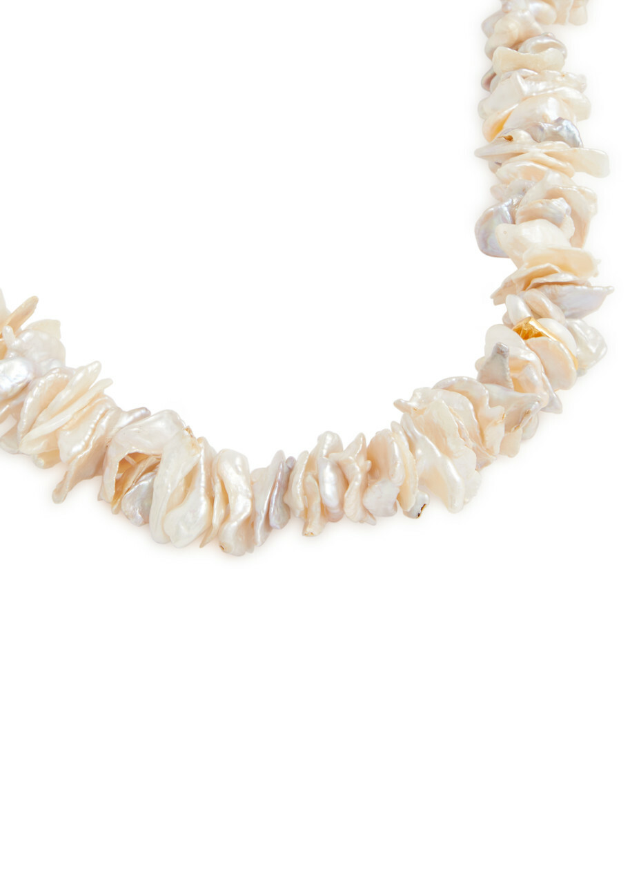 Anni LU Pearl Power 18kt Gold-plated Necklace - White - One Size
