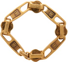 Balenciaga Gold Zip Bracelet