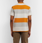 Norse Projects - Johannes Striped Cotton-Jersey T-Shirt - Orange