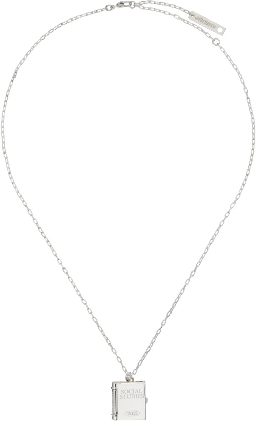Photo: AMBUSH Silver 'Social Studies' Necklace
