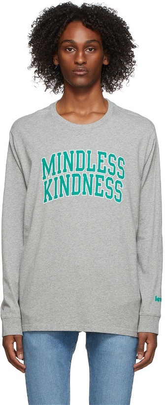 Photo: Levi's Grey Mindless Kindness Long Sleeve T-Shirt