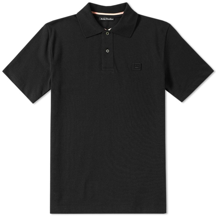 Photo: Acne Studios Newark Face Polo Black