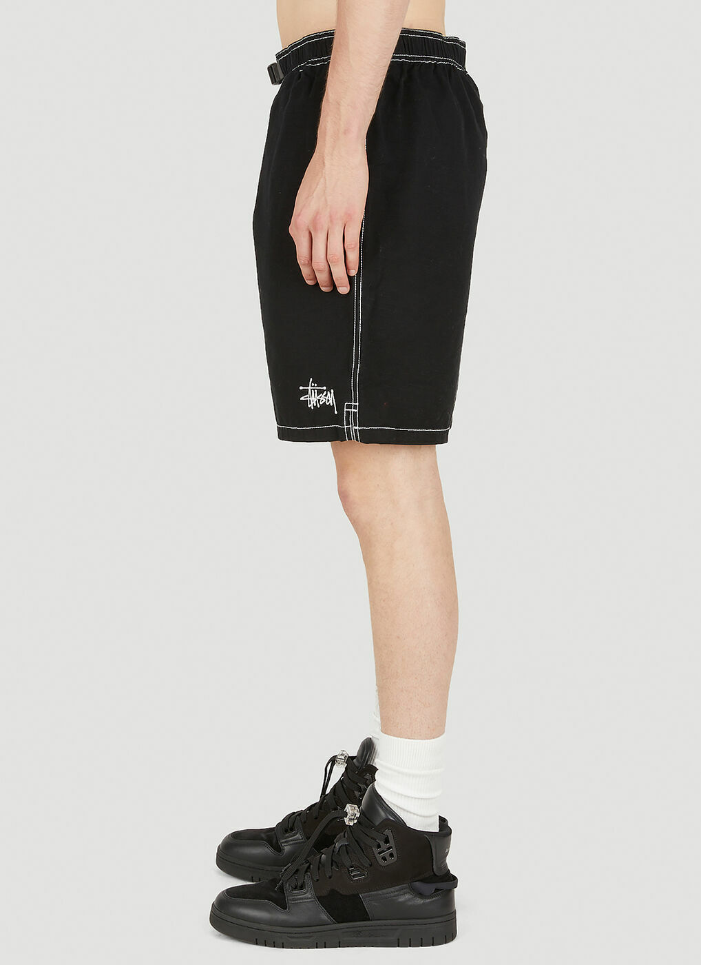 Mountain Shorts in Black Stussy