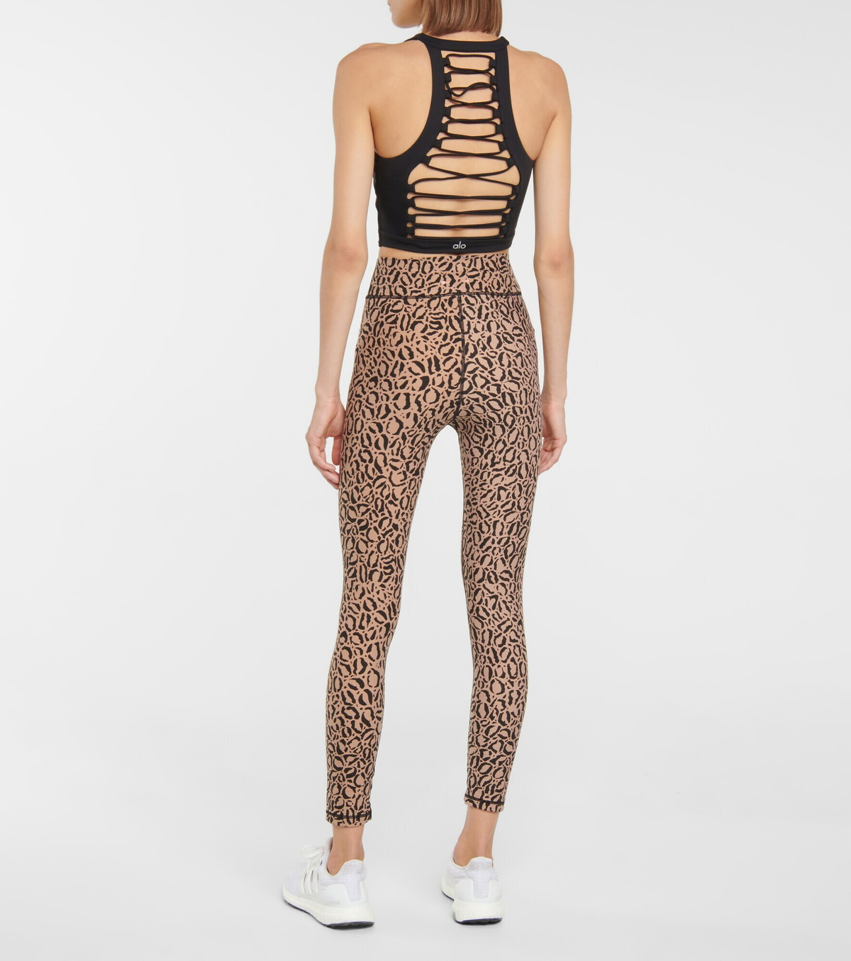 【The Upside】 High-rise leopard printレギンス The Upside - High-rise leopard print leggings The Upside