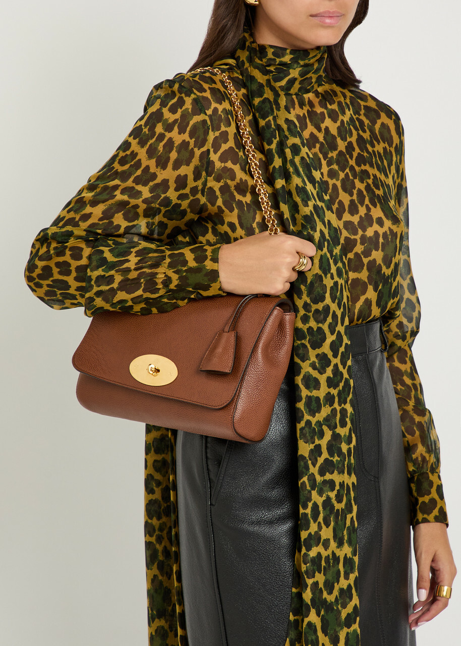 Mulberry Lily Medium Grained Leather Shoulder bag - Tan - One Size