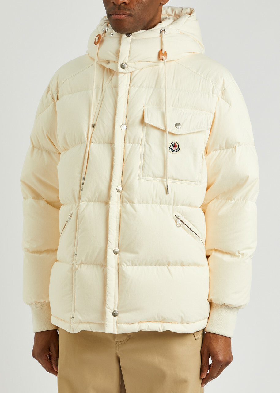 Moncler Karakorum 1954 Quilted Cotton Jacket Cream Moncler