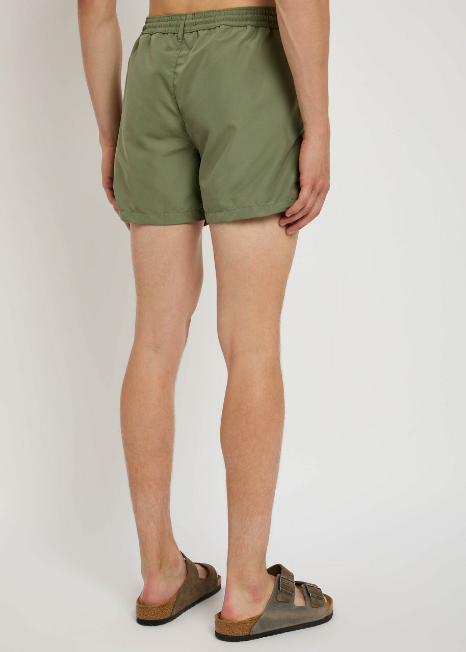 Paul Smith Zebra-appliquéd Shell Swim Shorts Green