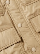 Moncler Grenoble - Rutor Logo-Appliquéd Padded Ripstop Field Jacket - Neutrals