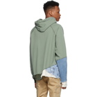 Greg Lauren Green Fragment Hoodie