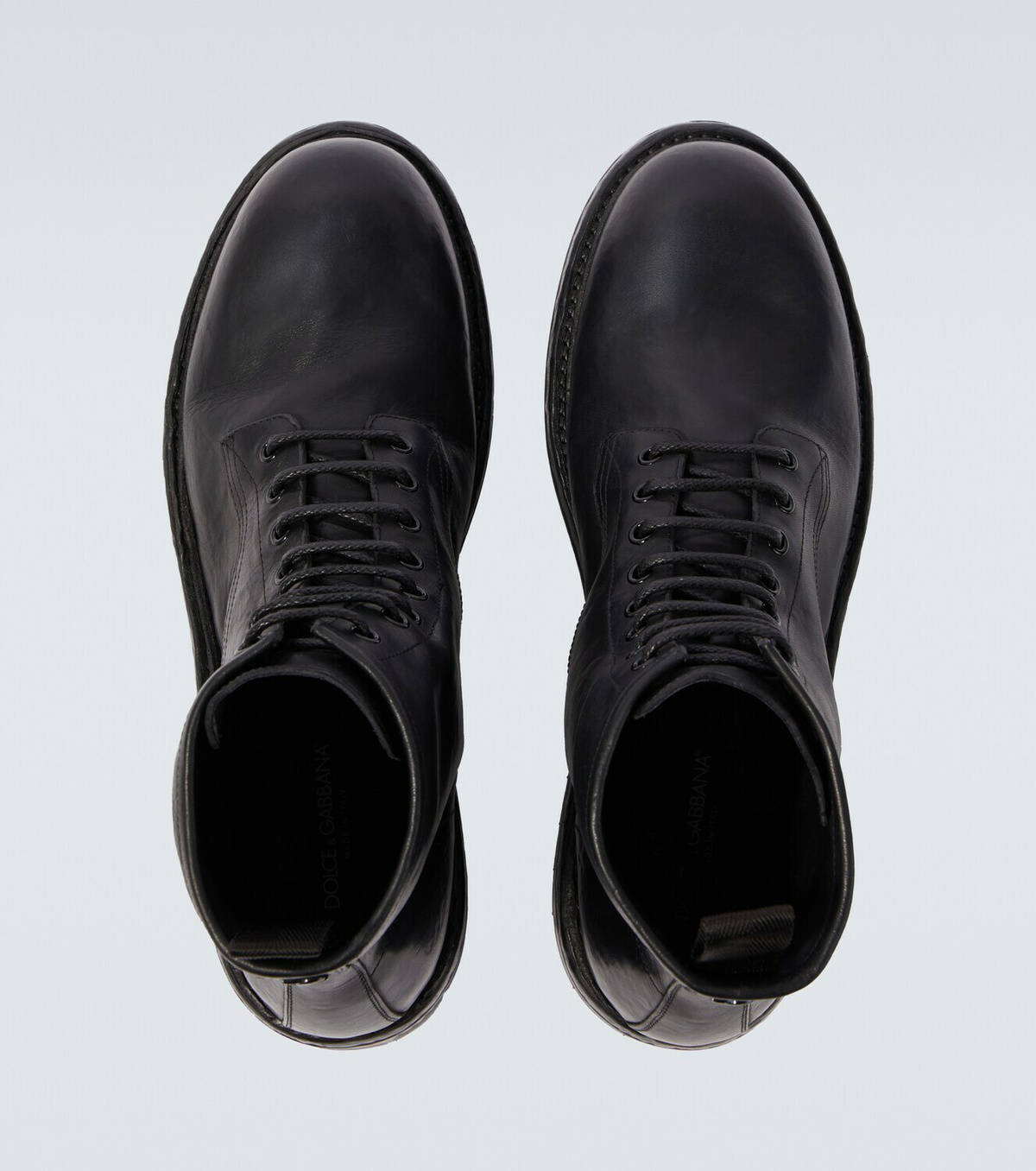 Dolce&Gabbana Leather lace-up boots