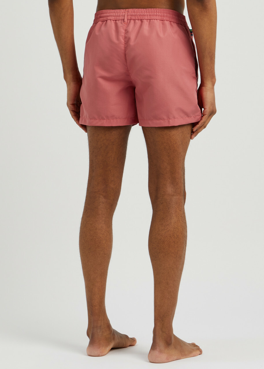 Paul Smith Zebra Logo Shell Swim Shorts Pink