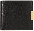 Thom Browne Black Leather Billfold Wallet
