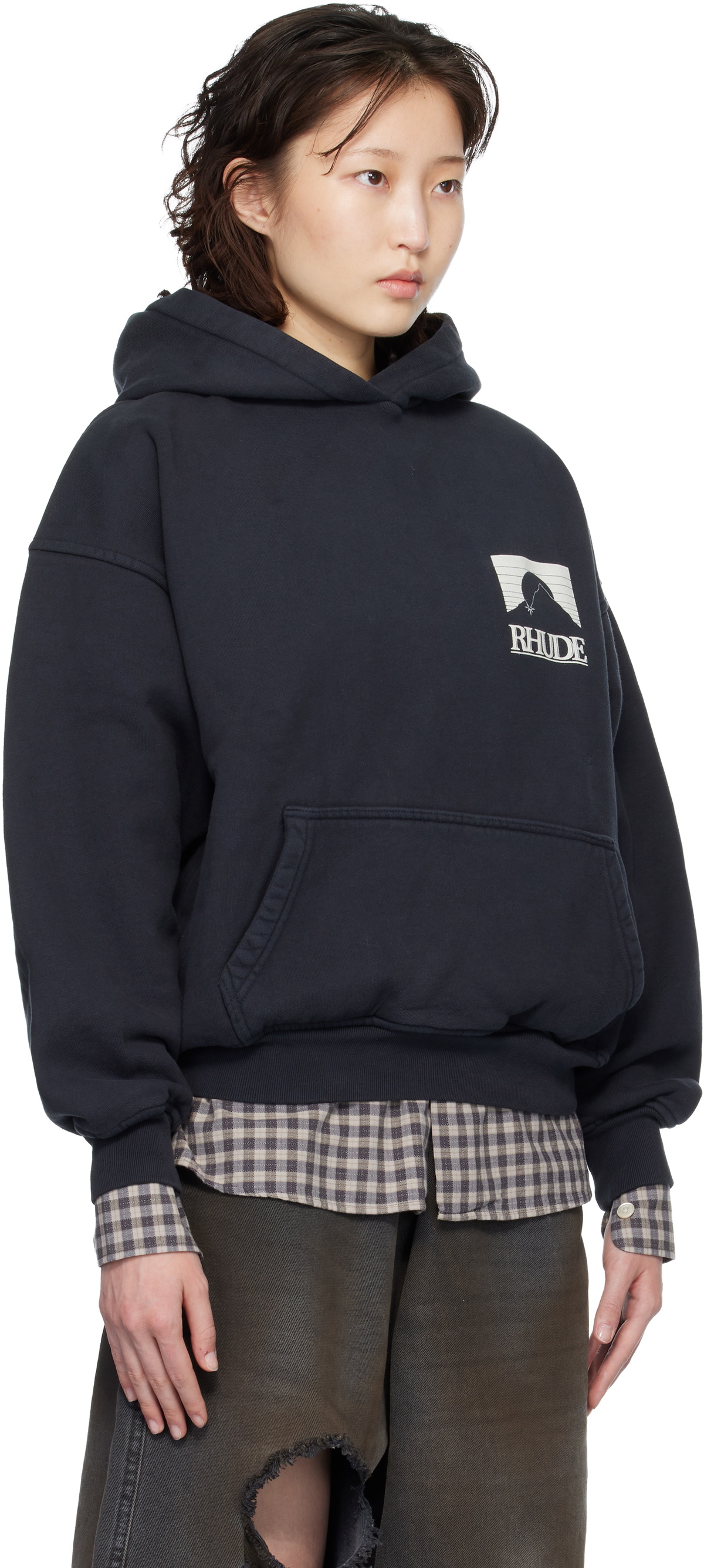Rhude Black Moonlight Pack Hoodie