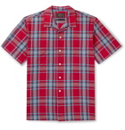 Beams Plus - Camp-Collar Checked Cotton Shirt - Red
