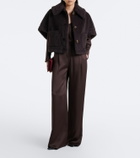 Max Mara Wool and silk teddy jacket