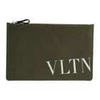 Valentino Green Valentino Garavani VLTN Pouch