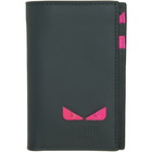 Fendi Grey and Pink Vertical Card Holder