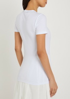 Brunello Cucinelli Crew-neck Stretch-cotton T-shirt White