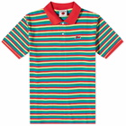 ICECREAM Men's Striped Polo Shirt in Multi Stripe