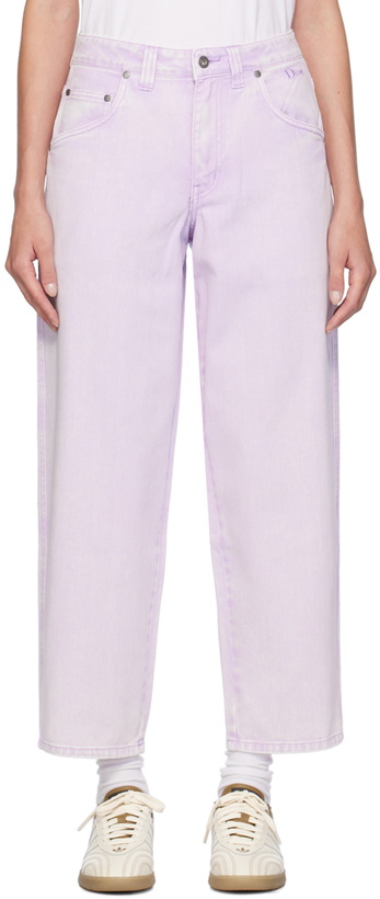 Photo: Dime Purple Classic Baggy Jeans