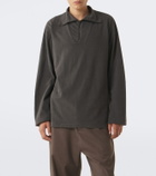 The Row Marcielo cotton half-zip top