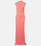 Tom Ford Asymmetric crêpe jersey gown
