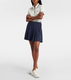 Tory Sport Logo ruffled miniskirt