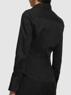 BETTTER Cascade Cotton Blend Poplin Fitted Shirt