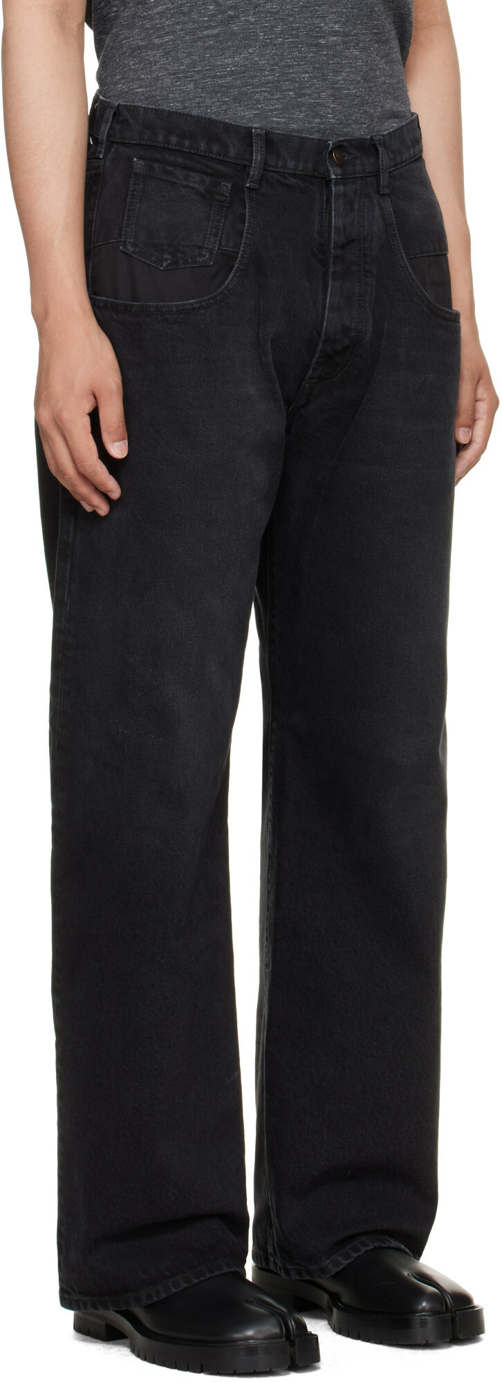 Maison Margiela Black Pocket Jeans