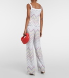 Missoni - Sequined zig-zag tank top
