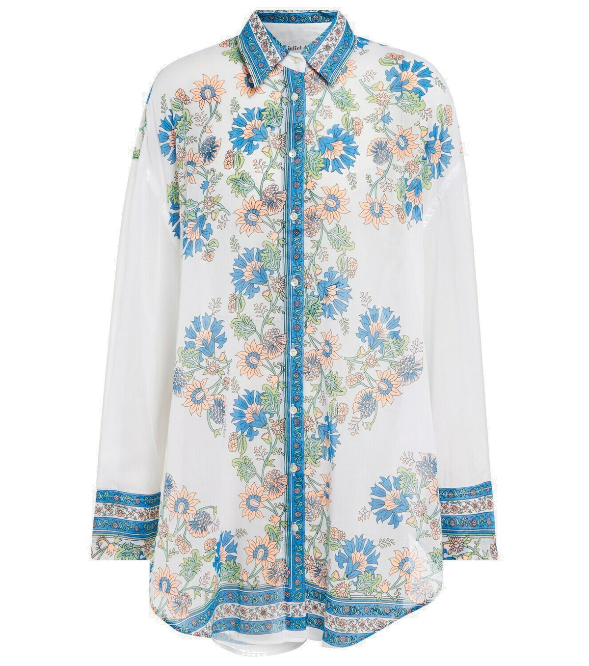 Juliet Dunn Floral cotton shirt Juliet Dunn