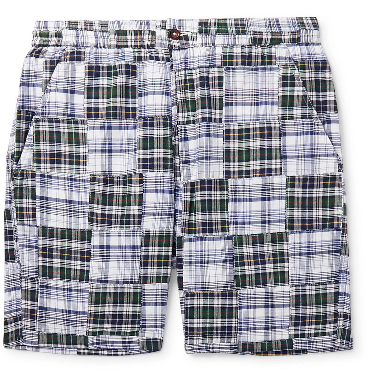 Patchwork deals madras shorts