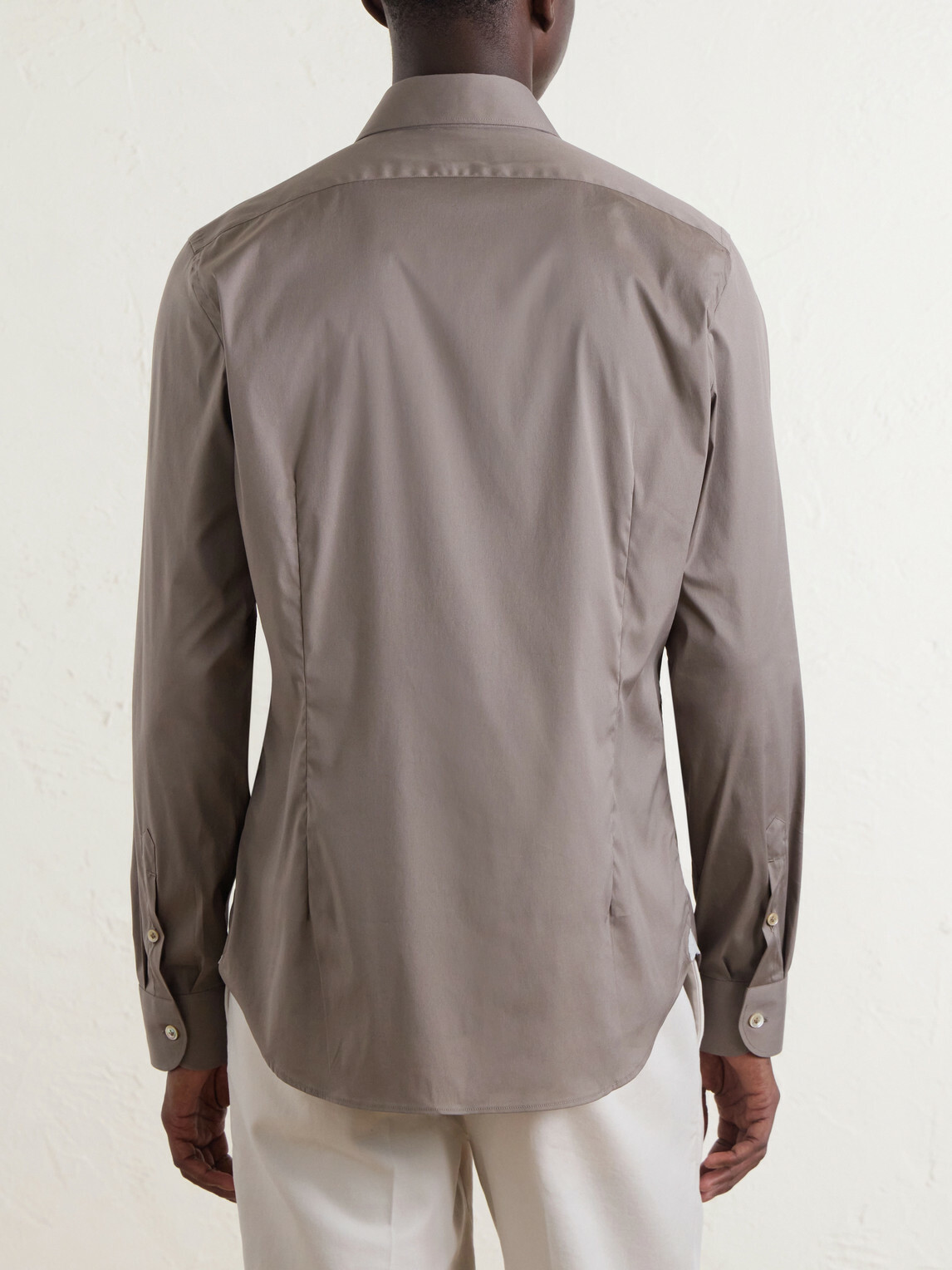 Eleventy - Cotton-Blend Shirt - Green