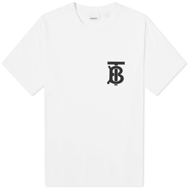 Photo: Burberry Men's Emerson TB Logo Oversized T-Shirt in White