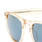 Garrett Leight Brooks X 48 10th Anniversary Limited Edition Sunglasses in Champagne/Blue Smoke
